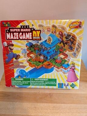 Nintendo Super Mario Maze Game DX Deluxe - Red, Blue, Green, Orange